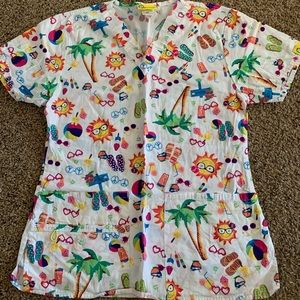 XS scrub top